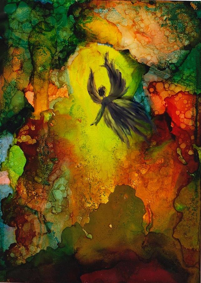 Fairy in Dreamland 5 Painting by Lilia S