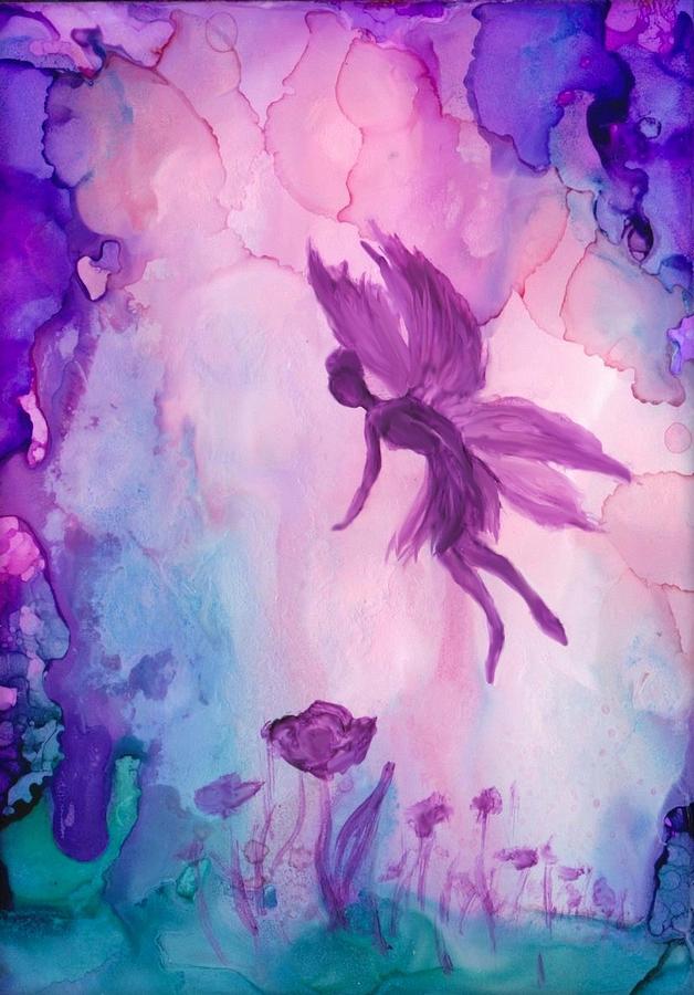 Fantasy Painting - Fairy in Dreamland 6 by Lilia S
