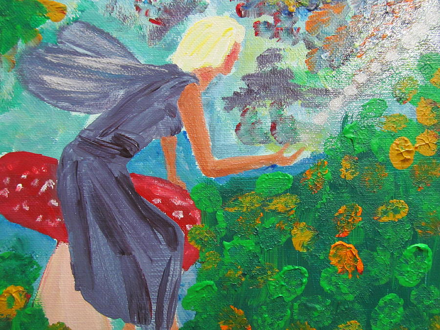 Fairy Majik Painting by Susan Voidets