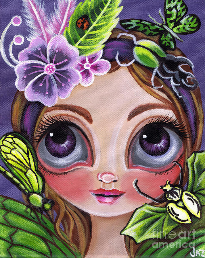 Fairy Painting - Fairy of the Insects by Jaz Higgins