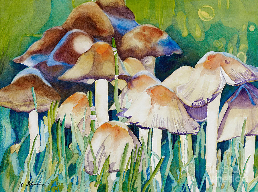 Fairy Ring Painting by Amanda Schuster Fine Art America