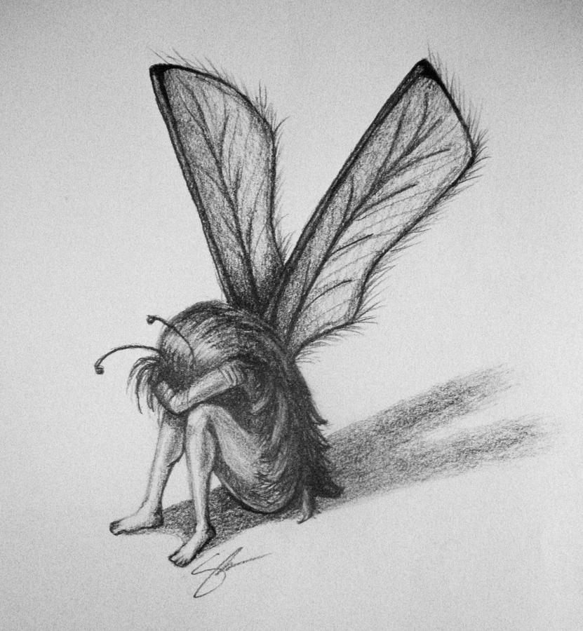 Crying Fairy Drawings