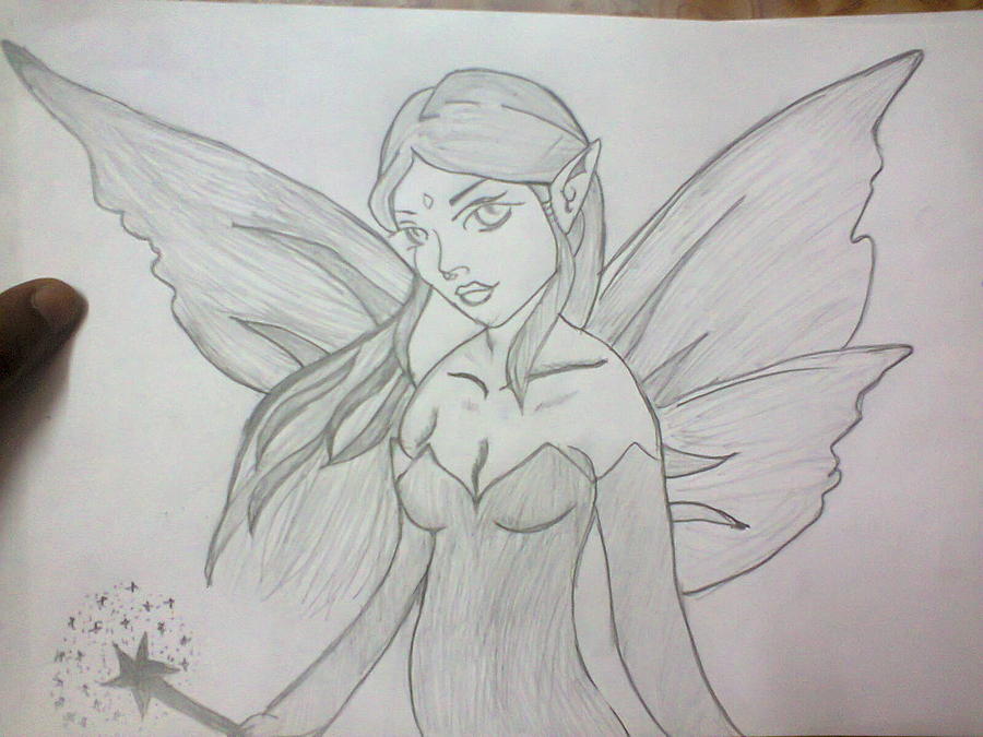 Fairy Sketch : r/drawing