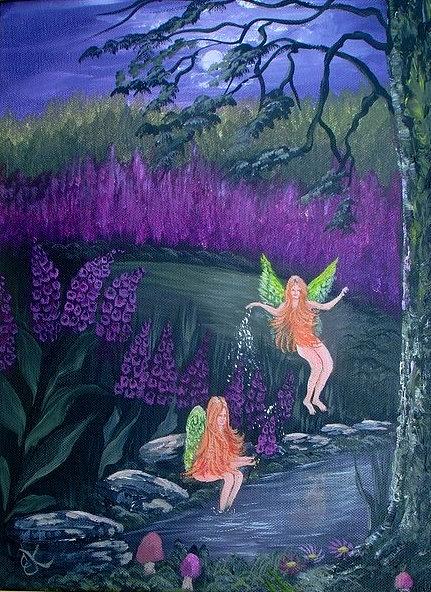 Fairy Thimbles 2 Painting