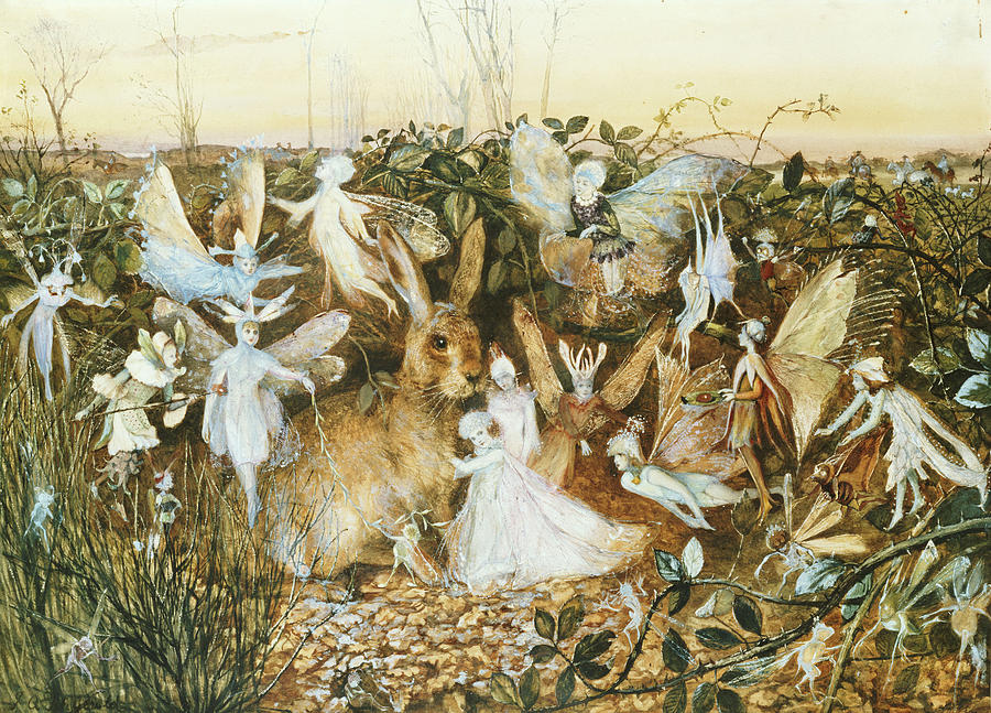 Fairy Painting - Fairy Twilight by John Anster Fitzgerald