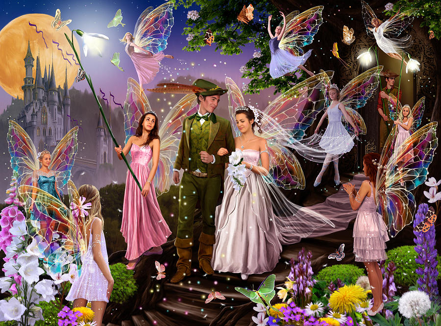 Fairy Tale Wedding Scene