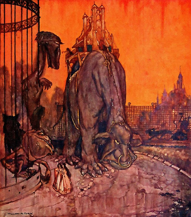 Fairy Zoo  Painting by William Timlin