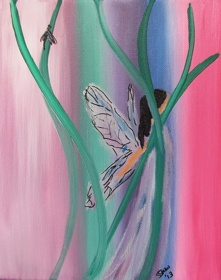 Fairyfly Painting by Susan Voidets