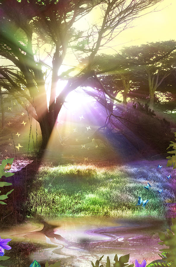 Fantasy Photograph - Fairyland Sunset by MGL Meiklejohn Graphics Licensing