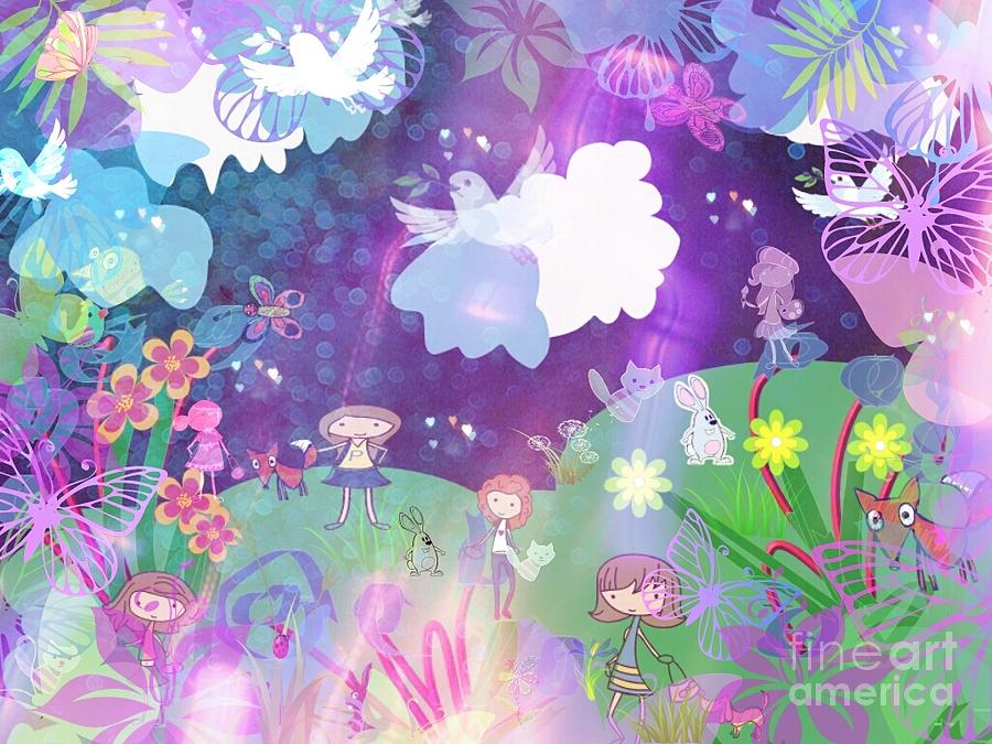 Fairytale Forest Digital Art