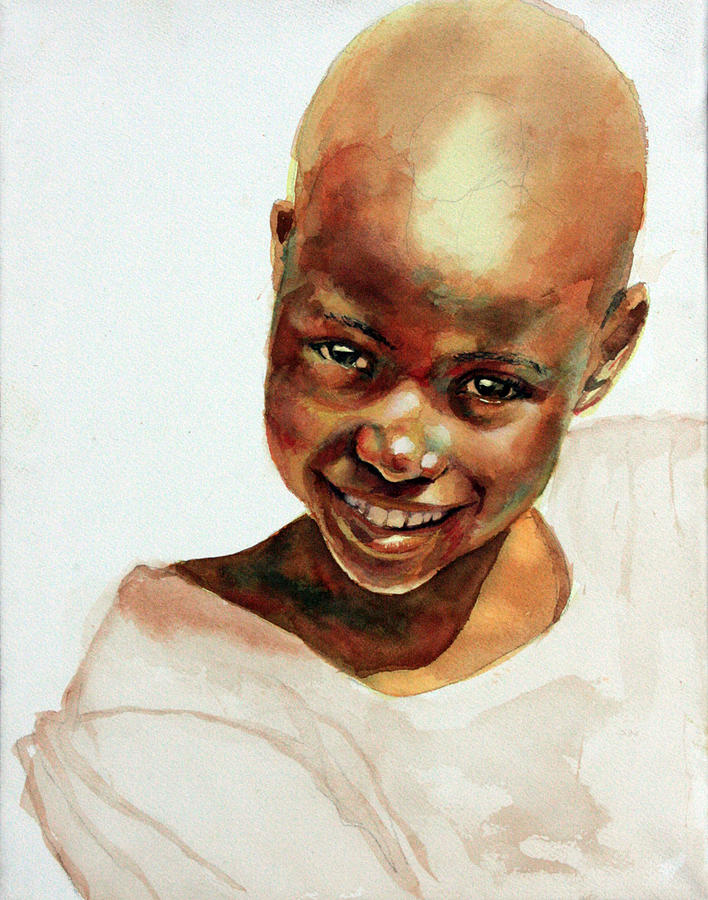 Portrait Painting - Faith by Gary Williams