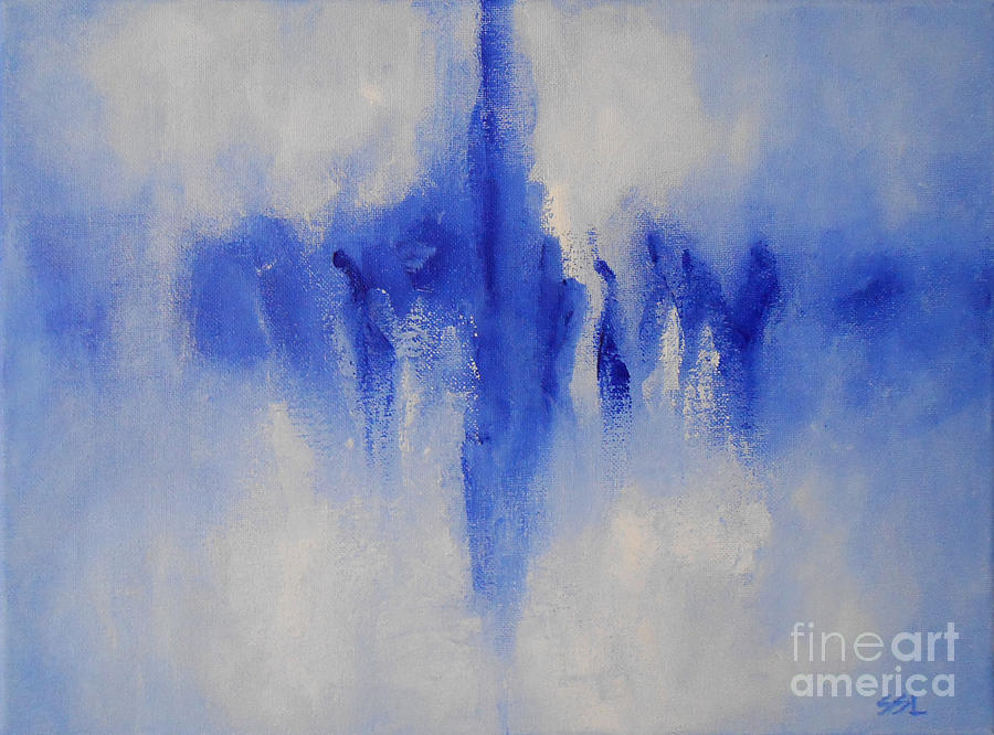Abstract Painting - Faith by Jane See