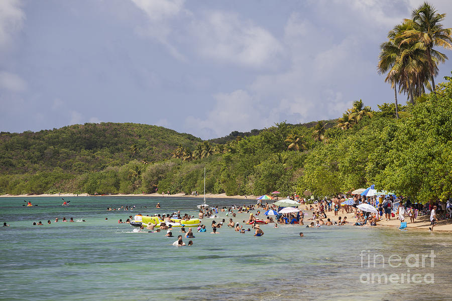 Fajardo Beach in  Puerto Rico Photograph by Bryan Mullennix