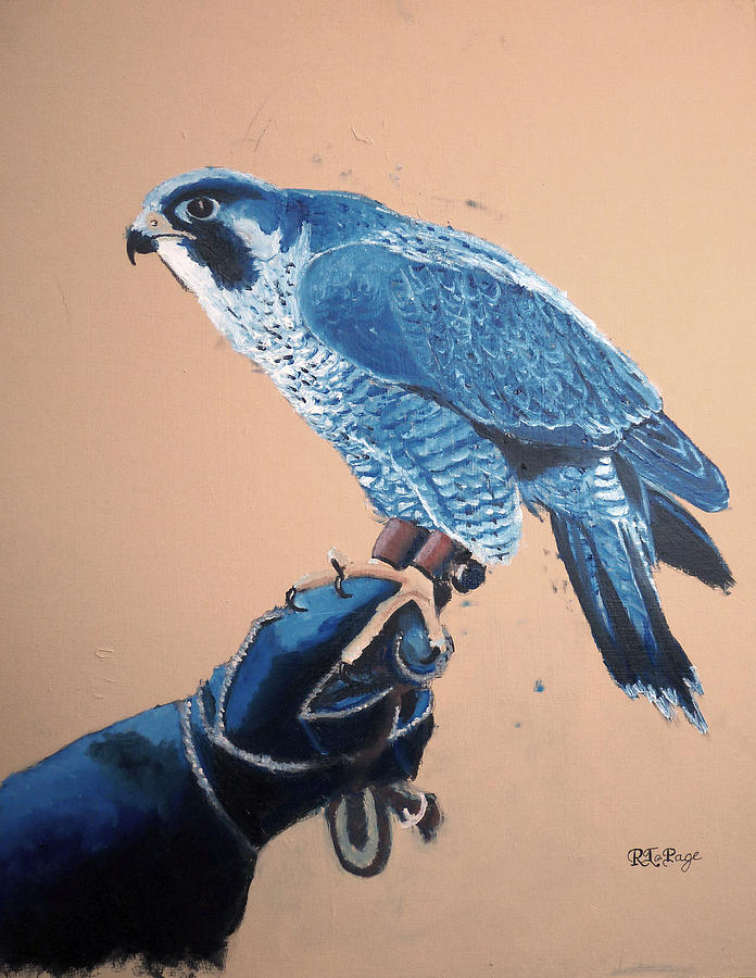 Falconry 2 Painting by Richard Le Page