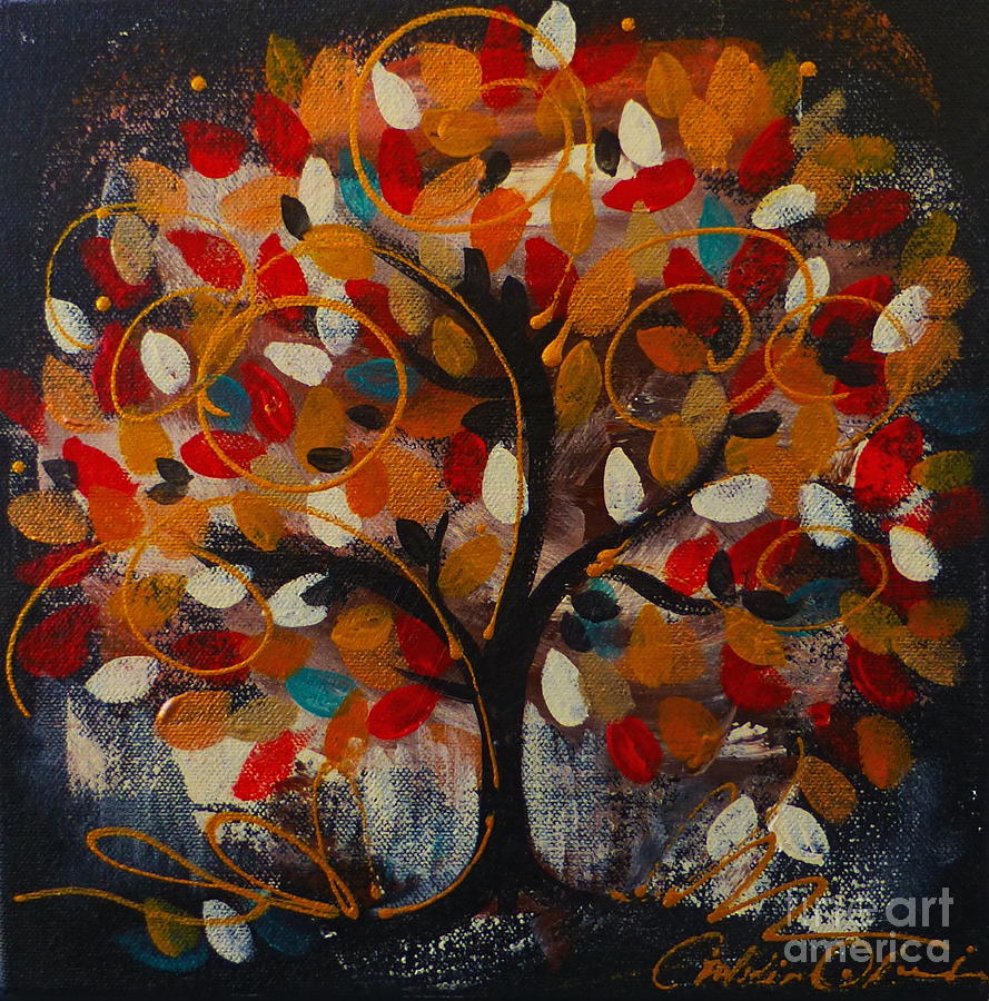Fall Painting - Fall 3 by Catalina Rankin