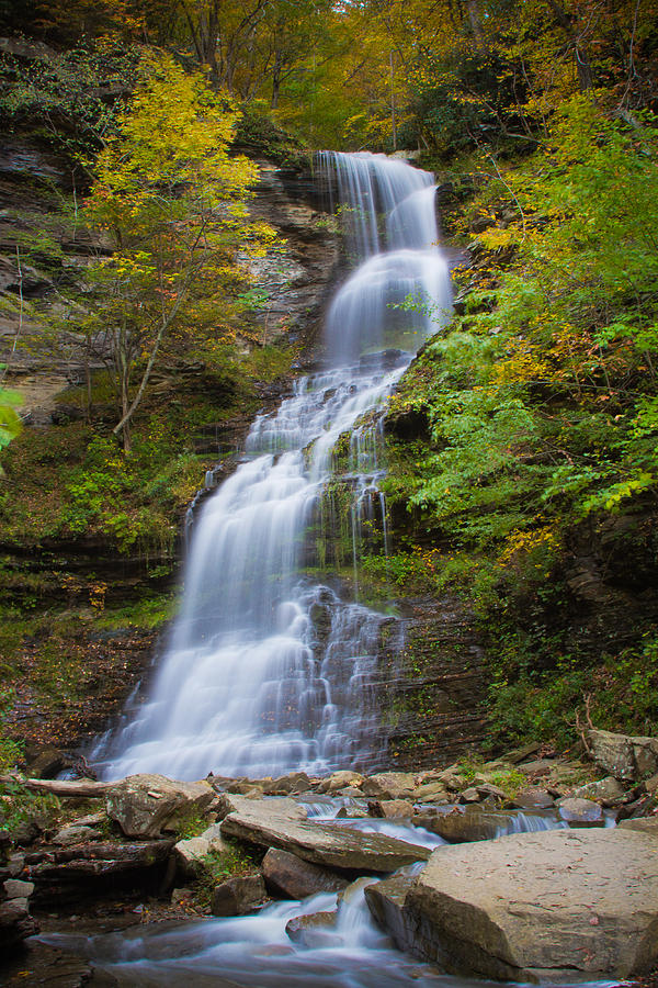 Fall At Cathedral Falls Photograph by Daniel Houghton