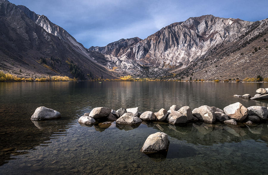 Fall at Convict Lake Photograph by Cat Connor