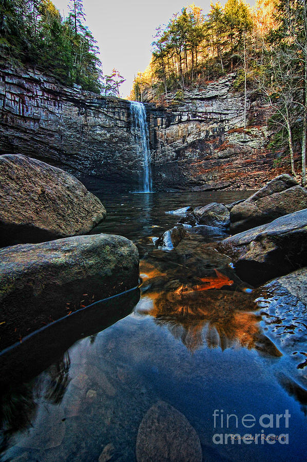 Fall at Foster Falls Photograph by Randy Rogers