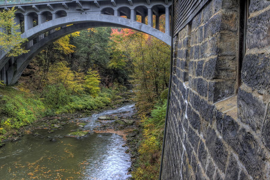 Fall at Mill Creek Park Photograph by David Dufresne