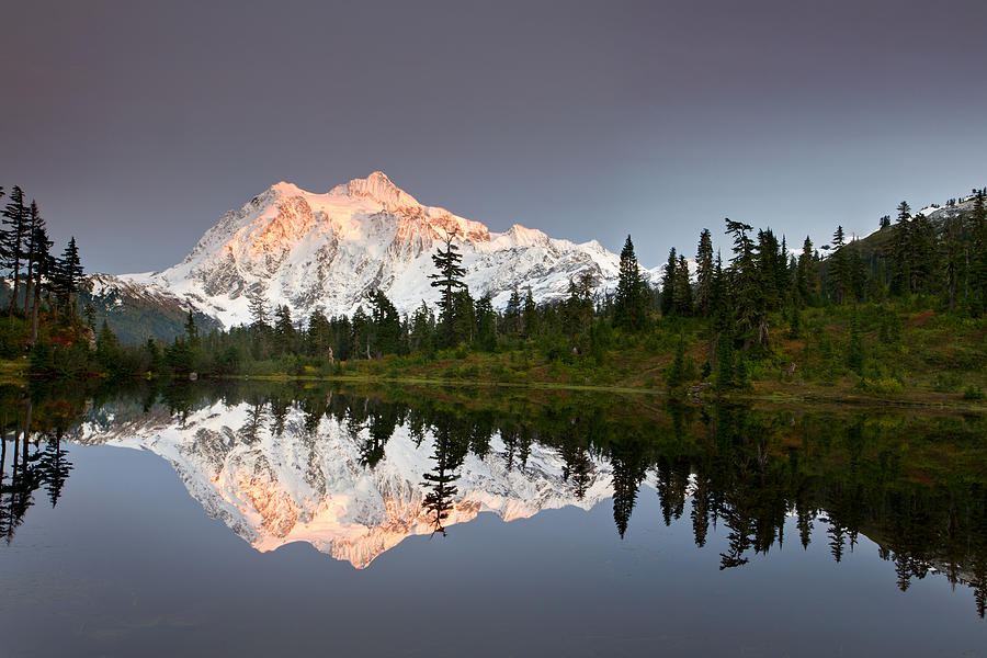 Fall at Mount Shuksan  Photograph by Michael Russell