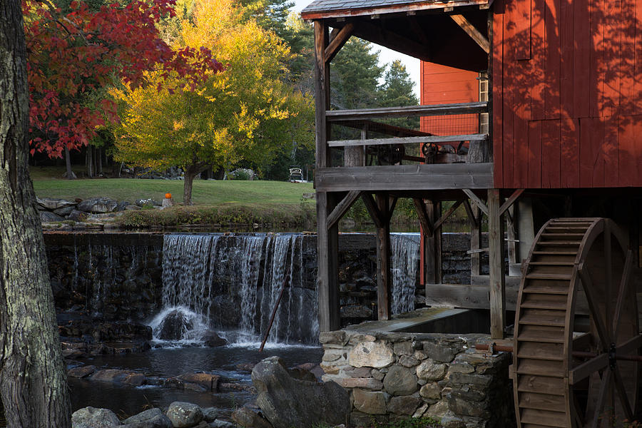 Fall at the Weston Mill Photograph by Vance Bell