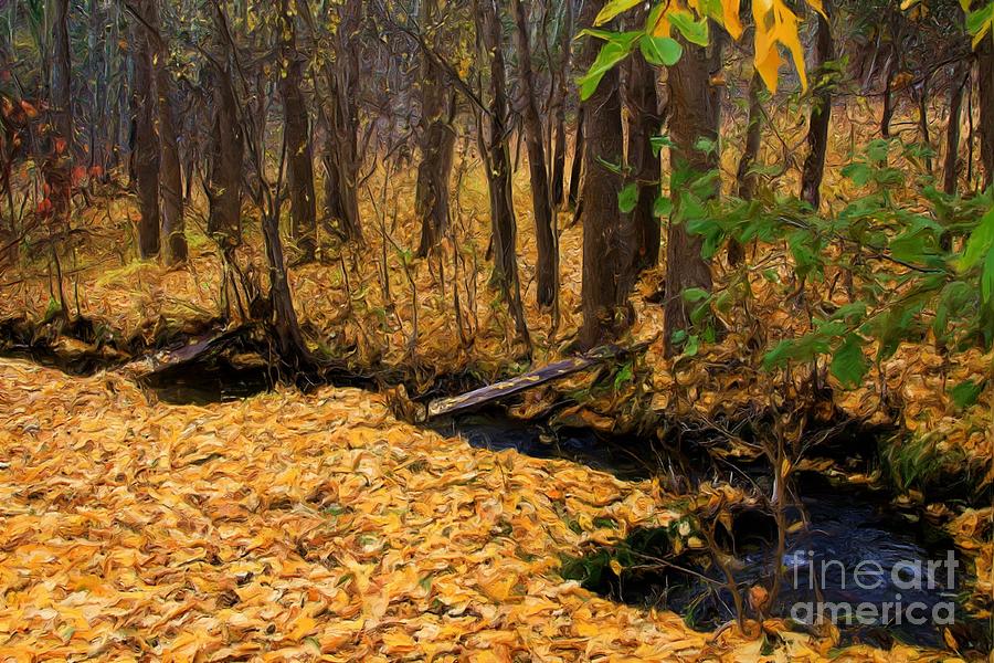 Fall Photograph - Fall Bridges by Roland Stanke