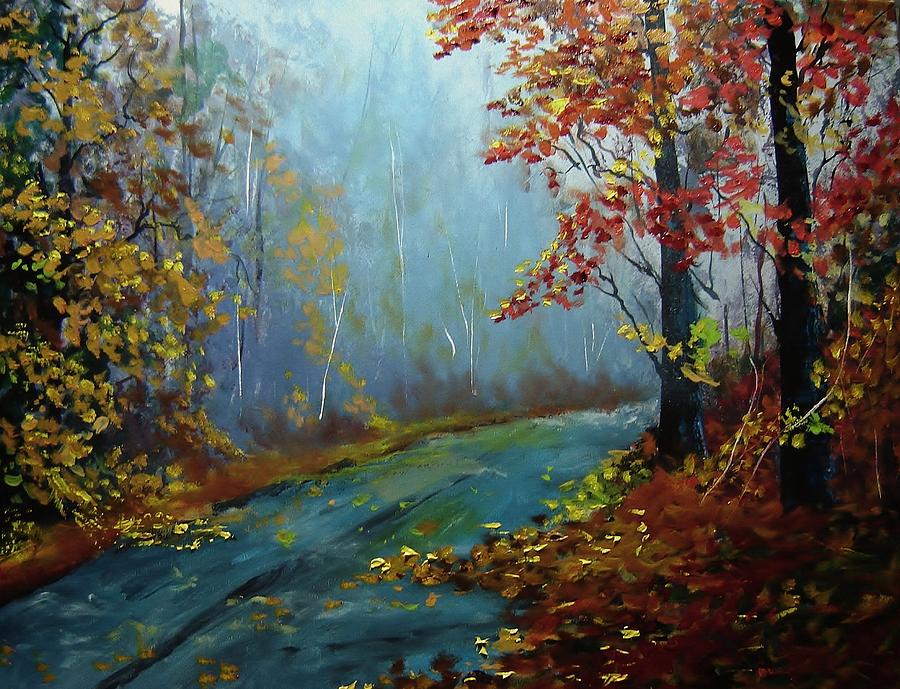 Fall Colors Painting by Eugene Budden | Fine Art America