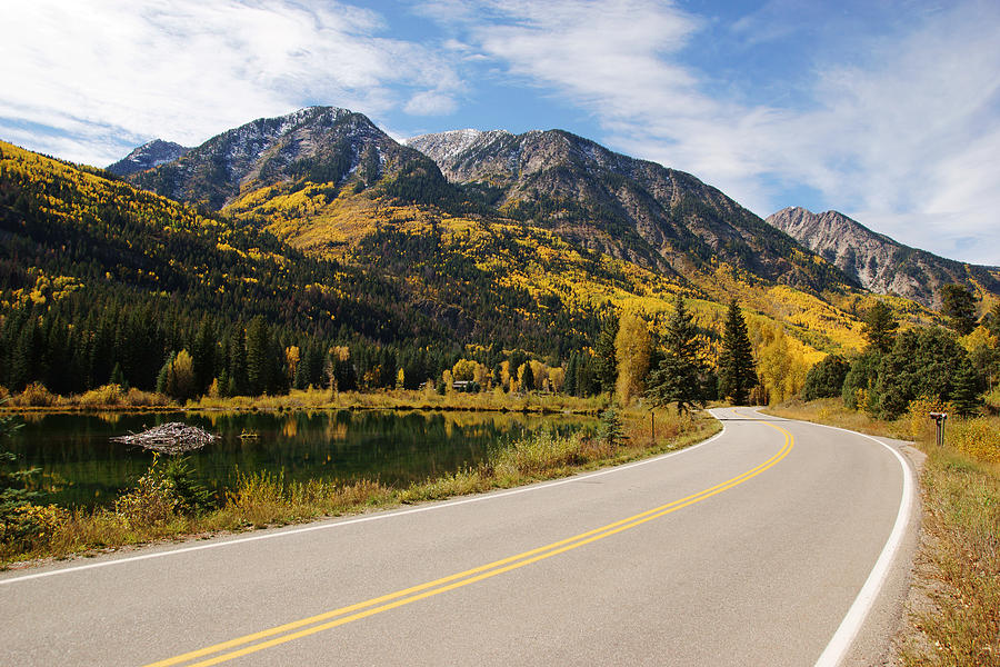 Fall Colors near Marble Colorado Photograph by Daniel Woodrum