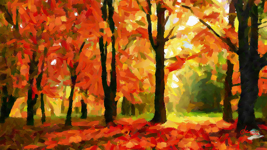 Fall Painting - Fall Colors by Vincent DiNovici