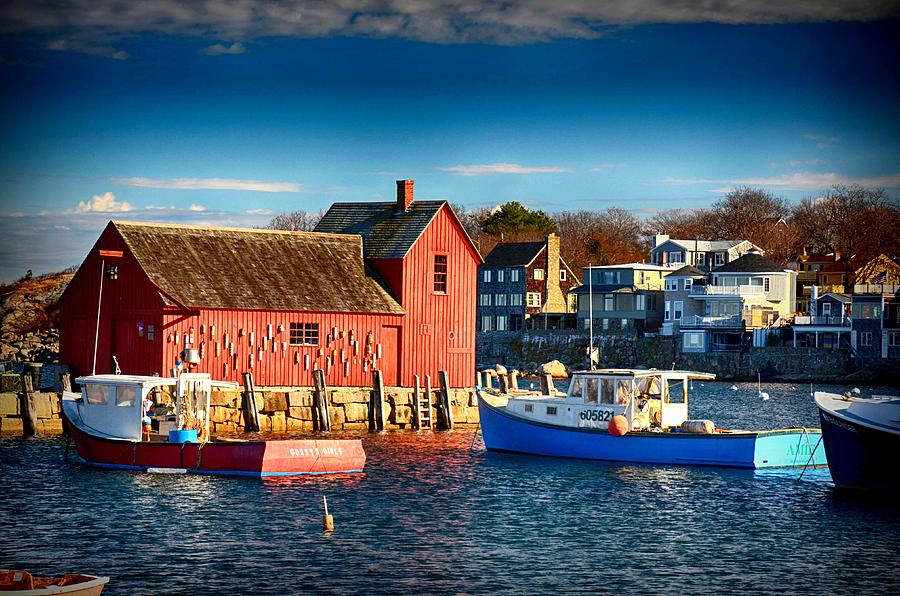 Fall Comes To Rockport Photograph by Tricia Marchlik