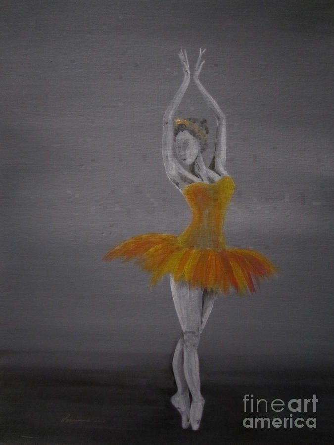 Dance Painting - Fall Dancer 2 by Laurianna Taylor