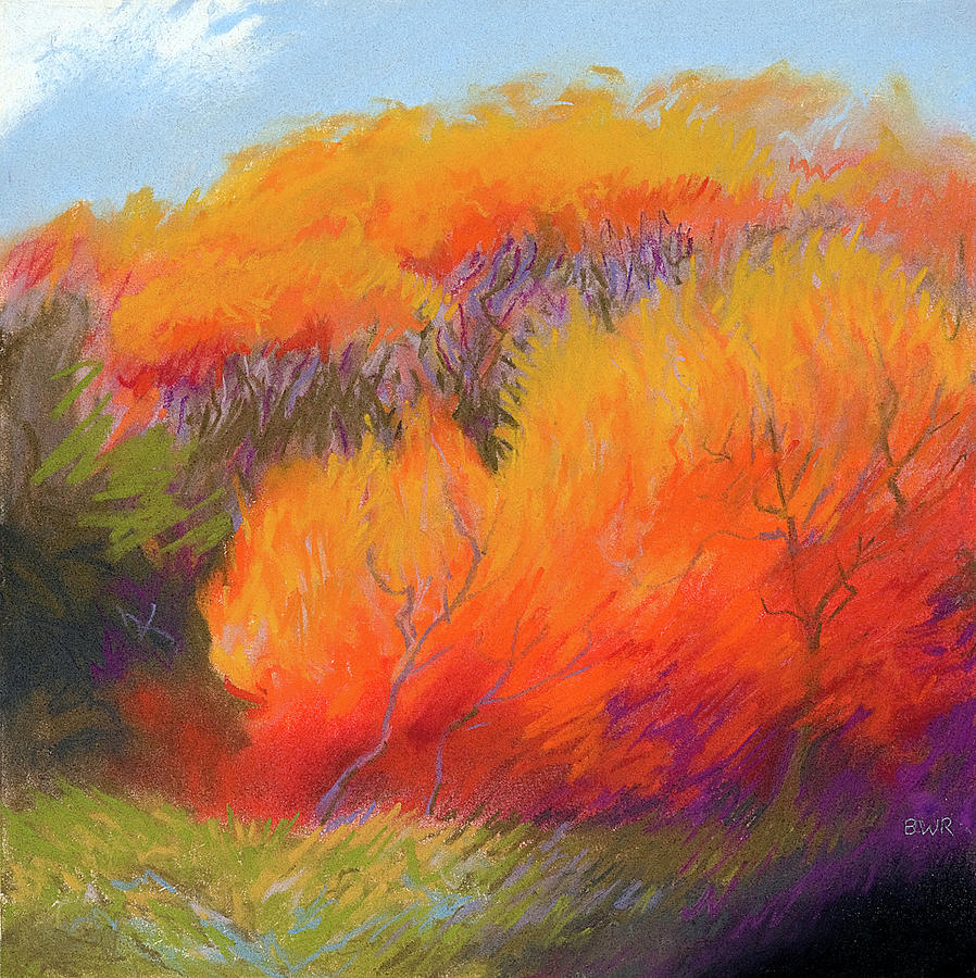 Landscapes Pastel - Fall Fire by Bruce Richardson Landscapes Pastel - Fall Fire by Bruce Richardson