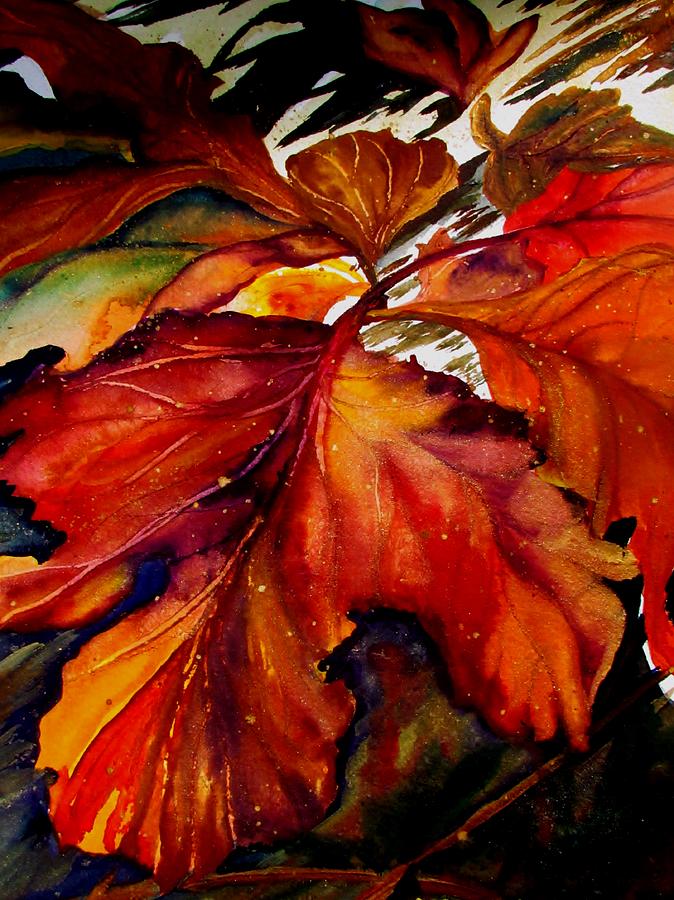 Autumn Dressage Painting by Lil Taylor