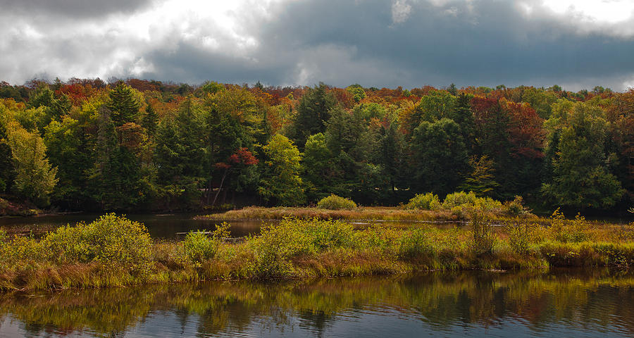 Fall Photograph - Fall Foliage on the Moose River by David Patterson