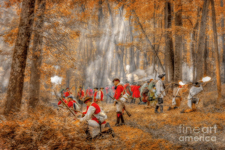 Fall Forest Fight  Digital Art by Randy Steele
