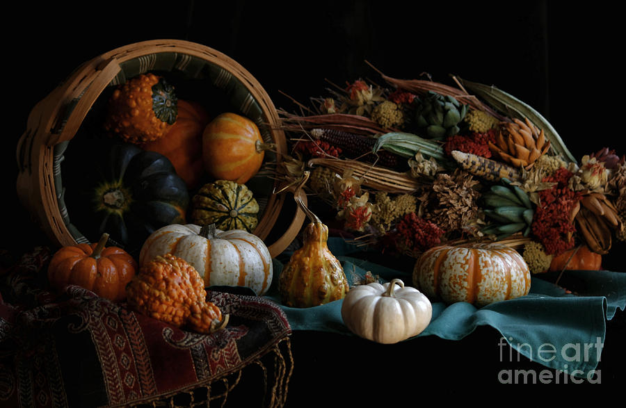 Pumpkin Photograph - Fall Harvest 2 by Luv Photography