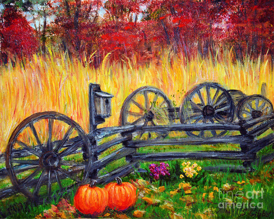 Fall Harvest Painting by Savannah Gibbs