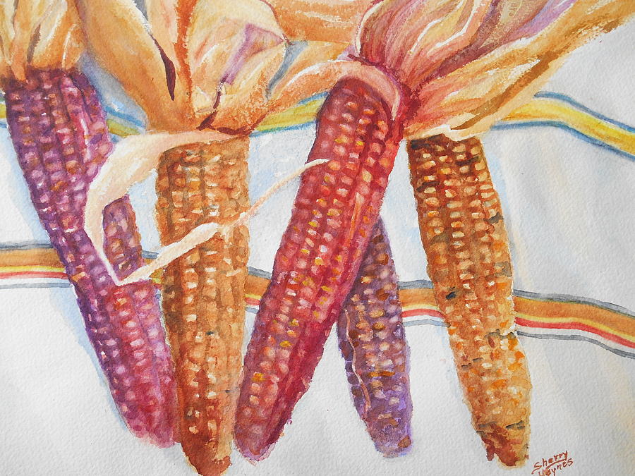 Fall Painting - Fall Harvest by Sherry Haynes