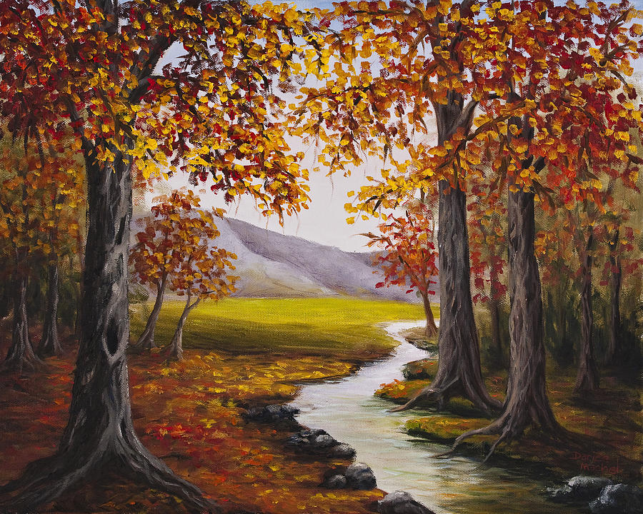 Fall Has Arrived  Painting by Darice Machel McGuire
