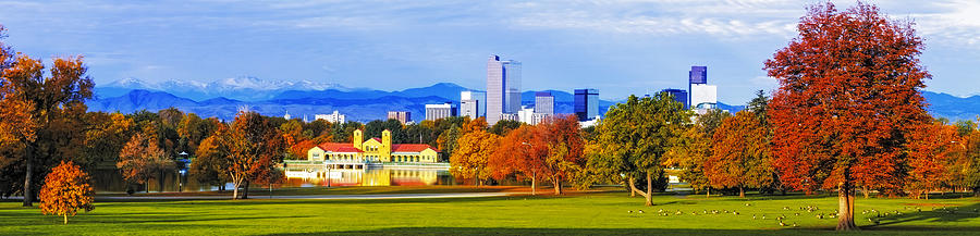 Architecture Photograph - Fall in Denver Colorado by Teri Virbickis