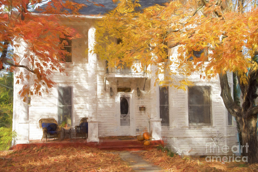 Fall in Eureka Springs Digital Art by Elena Nosyreva