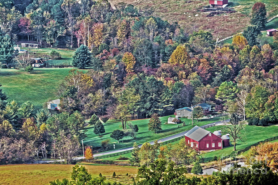 Fall in Shenandoah Valley Photograph by Dawn Gari
