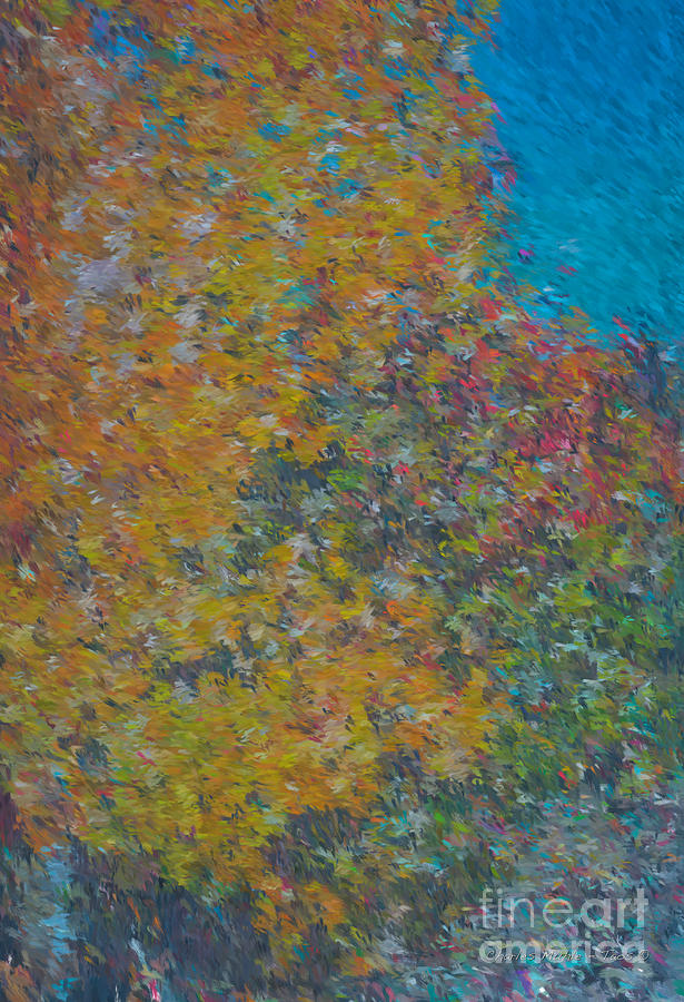 Fall in Taos  Mixed Media by Charles Muhle