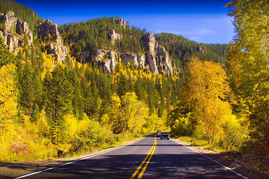 Spearfish Photograph - Fall In The Canyon by Evan Ludes Spearfish Photograph - Fall In The Canyon by Evan Ludes