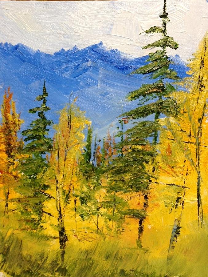 Fall in the Mountains Painting by Desmond Raymond