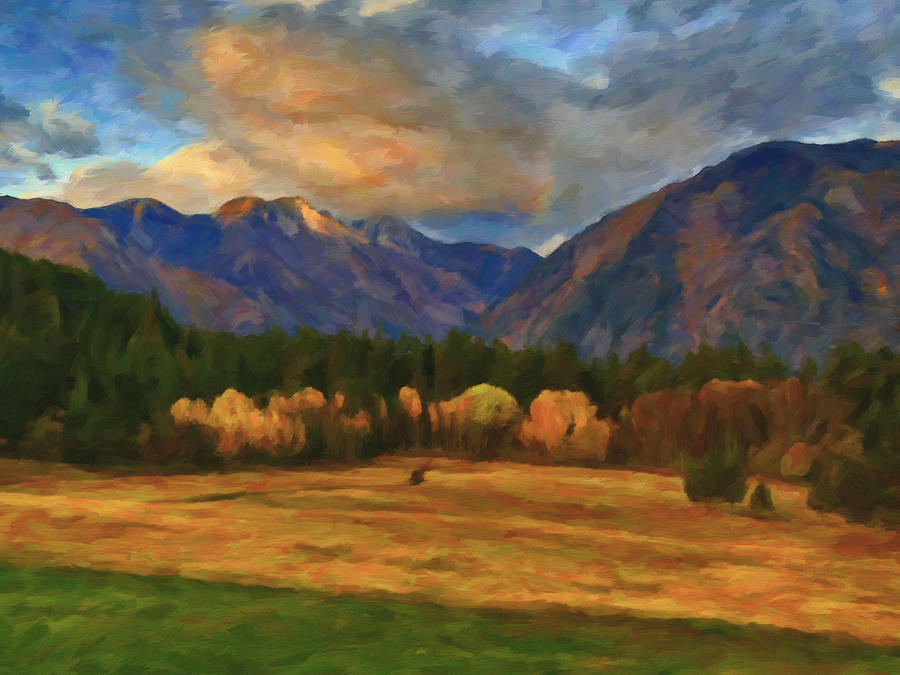 Fall in the Rockies Painting by Michael Pickett
