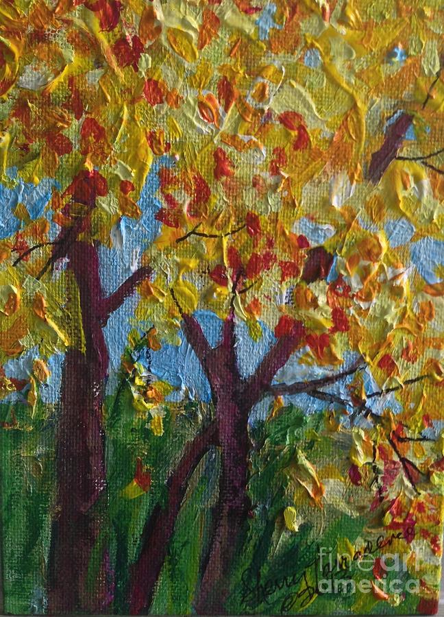 Fall is Coming Painting by Sherry Harradence