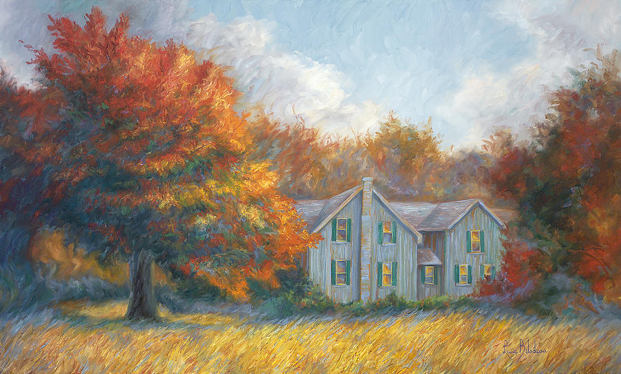 Fall Painting by Lucie Bilodeau