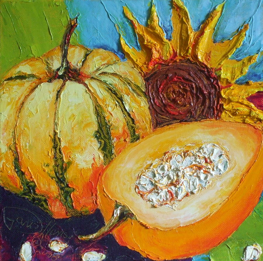 Fall Medely Painting by Paris Wyatt Llanso