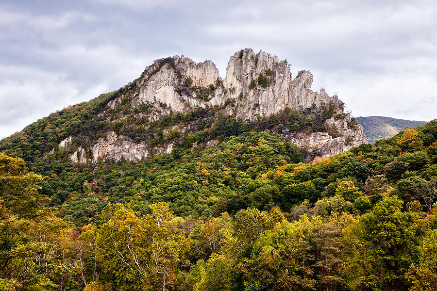 Fall on Seneca Rocks West Virginia Photograph by Dan Carmichael